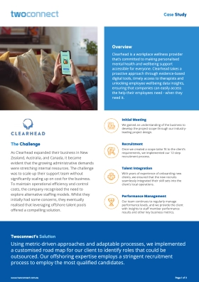 clearhead-case study clearhead case study