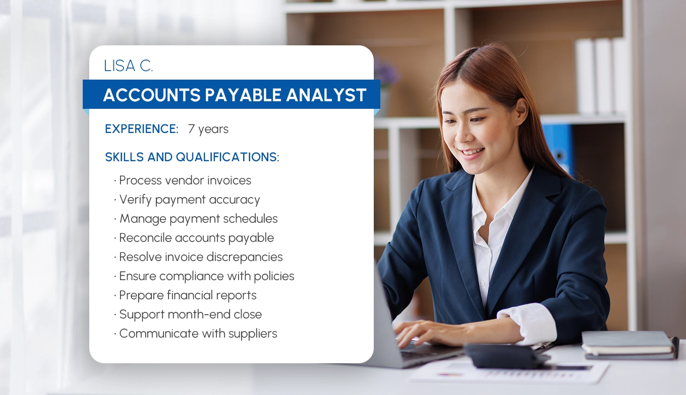 ACCOUNTS PAYABLE ANALYST