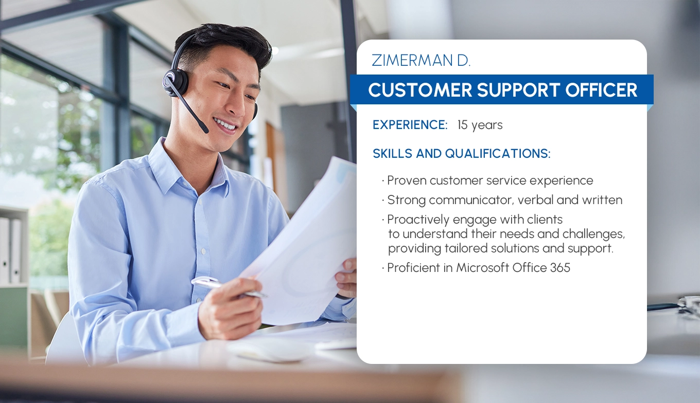 Customer Support Officer